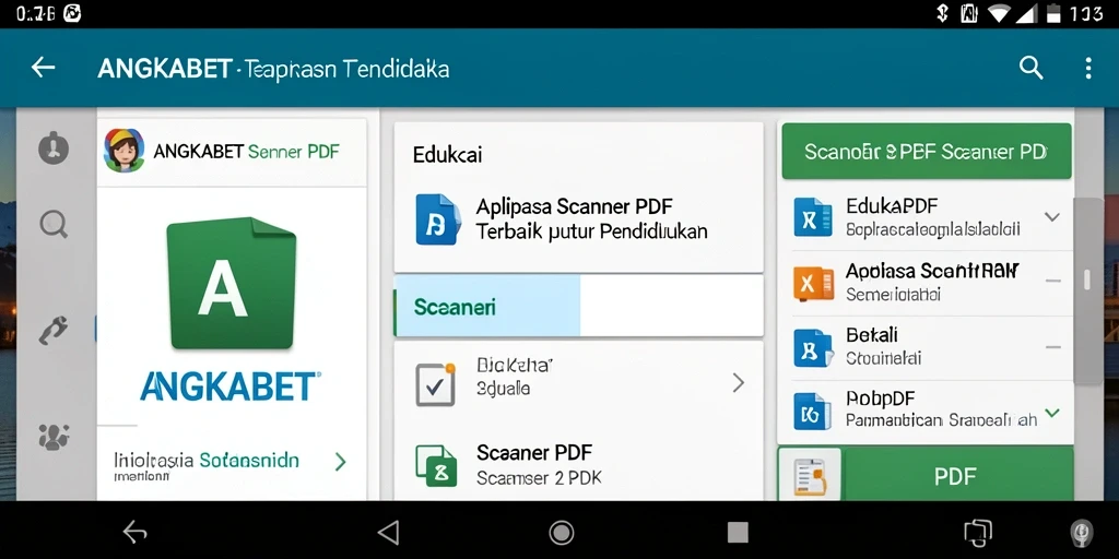 Antarmuka aplikasi ANGKABET yang memudahkan pemindaian PDF.
