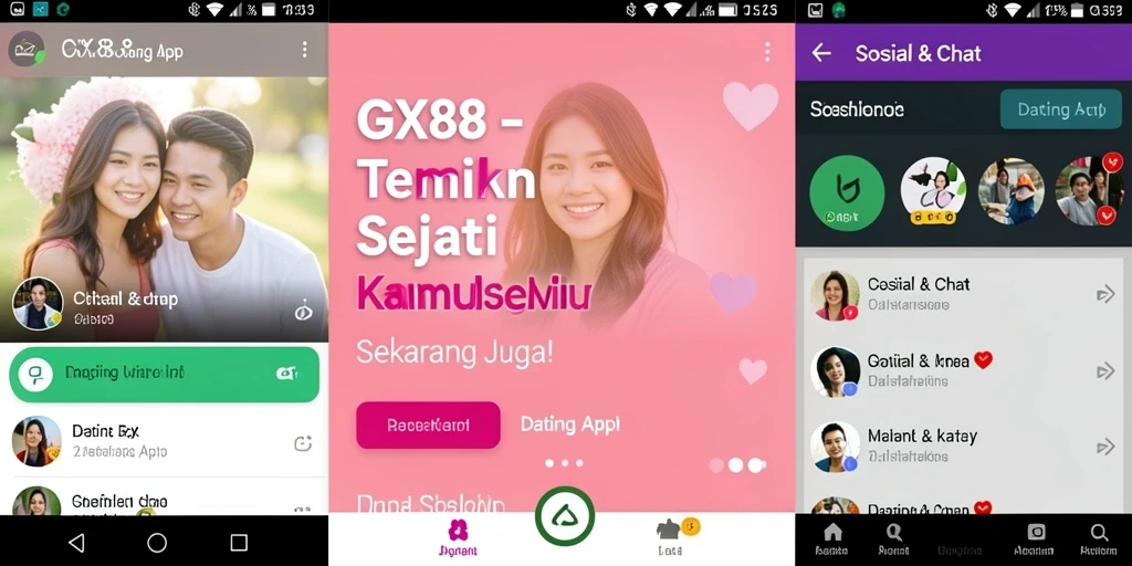 Antarmuka intuitif GX88 yang sederhana dan menarik.