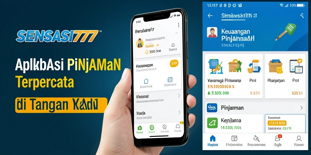 Tampilan antarmuka SENSASI777 yang user-friendly untuk aplikasi Pinjaman.