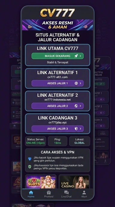 Link Alternatif cv777 untuk Akses Mudah
