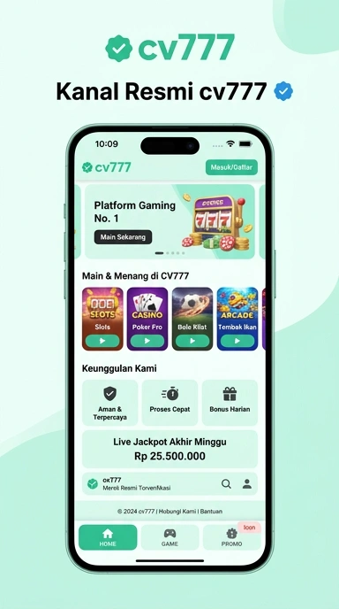 Kanal Resmi cv777: Unduh APK Terpercaya